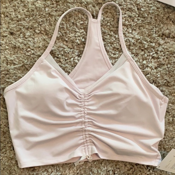 Fabletics Tops - Fabletics Midi Sports bra - White